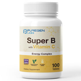 P Puregen Labs Complexe Énergétique Super B 100 comprimés, vue avant