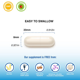 P Puregen Labs L-Tyrosine 500 mg gélules dans un environnement naturel