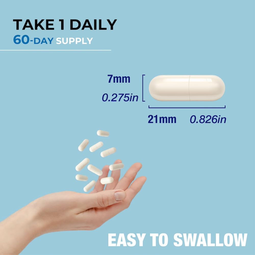 P Puregen Labs Lumbrokinase capsules in a hand