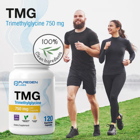 P Puregen Labs TMG 750 mg avec ingrédients listés