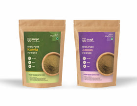 Pack combo MAPL de Karela et Jamun en poudre, 400g total