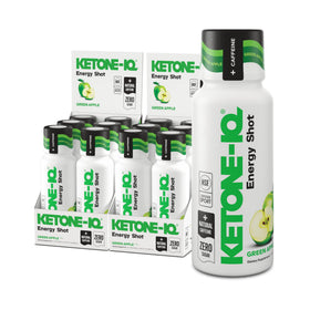 Pack de 12 shots Ketone-IQ + Caféine saveur pomme verte
