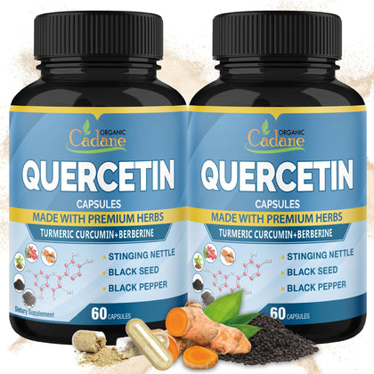 Pack de 120 capsules de Quercétine Organic Cadane vue de face