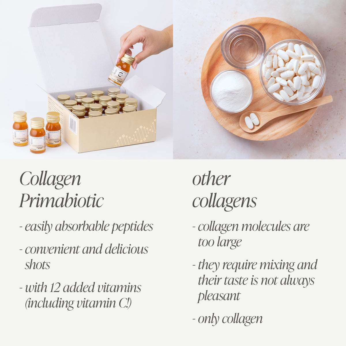 Pack de 15 bouteilles de PRIMABIOTIC Collagène Liquide