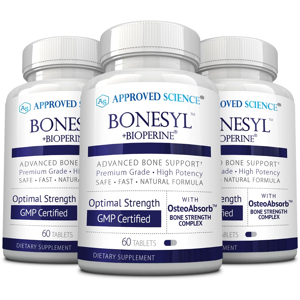Pack de 180 comprimés de Bonesyl d'Approved Science pour la santé des os