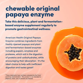 Pack de 2 bouteilles d'enzymes de papaye American Health