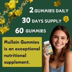 Pack de 2 de Putaojun gummies bio Mullein 2000mg