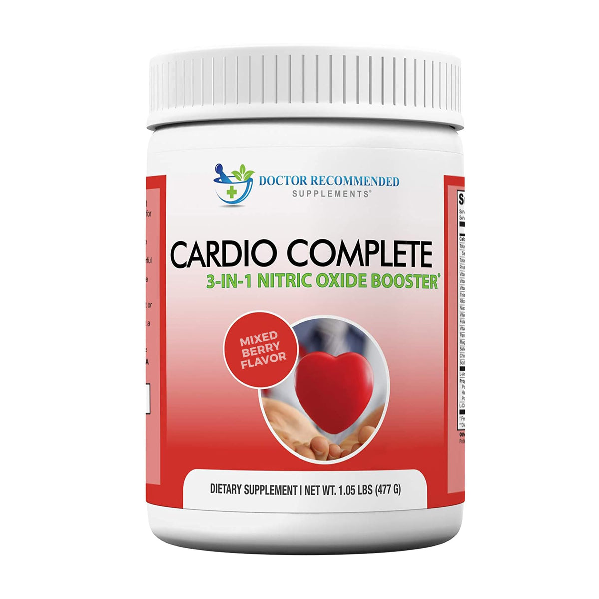 Pack de 2 flacons de Cardio Complete sur fond blanc