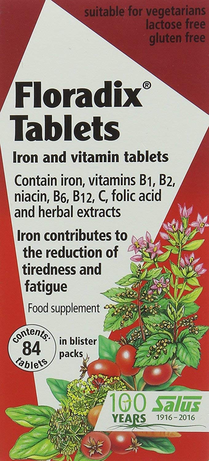 Pack de 2 Floradix Fer 84 comprimés vue avant