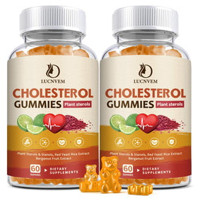 Pack de 2 gummies cholestérol LUCNVEM vue de face