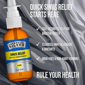 Pack de 2 Sovereign Silver Spray Nasal, vue d'ensemble