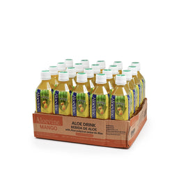 Pack de 20 bouteilles de boisson Aloevine Aloe Vera Mangue 500 ml
