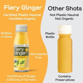 Pack de 24 bouteilles de shots de gingembre bio GREENHOUSE JUICE CO.