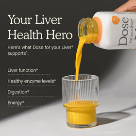 Pack de 3 bouteilles de Dose for Your Liver dans leur boîte de protection