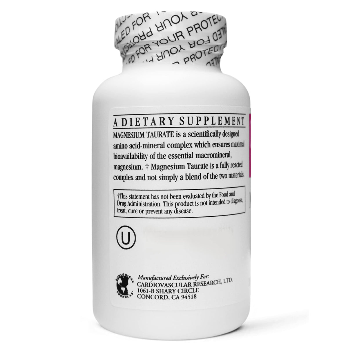 Pack de 3 bouteilles de Taurate de Magnésium 125 mg