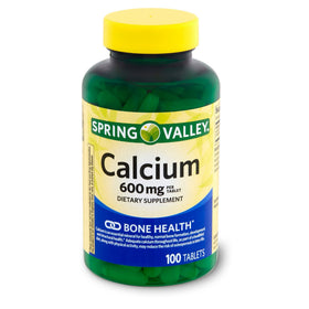 Pack de 3 comprimés de calcium 600mg, vue de face