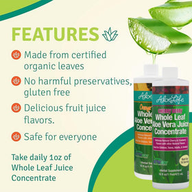 Pack de 3 jus d'Aloe Vera Aloe Life 16 oz