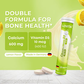 Pack de 3 LOVITA comprimés effervescents au goût citronné