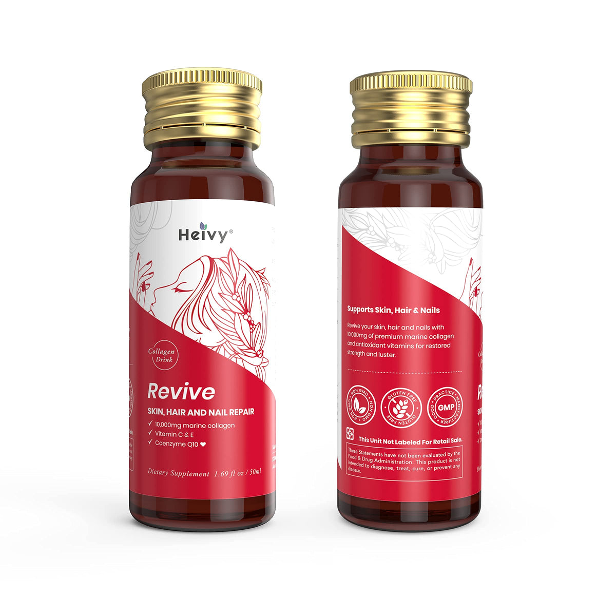 Pack de 30 bouteilles Heivy, présentation en magasin