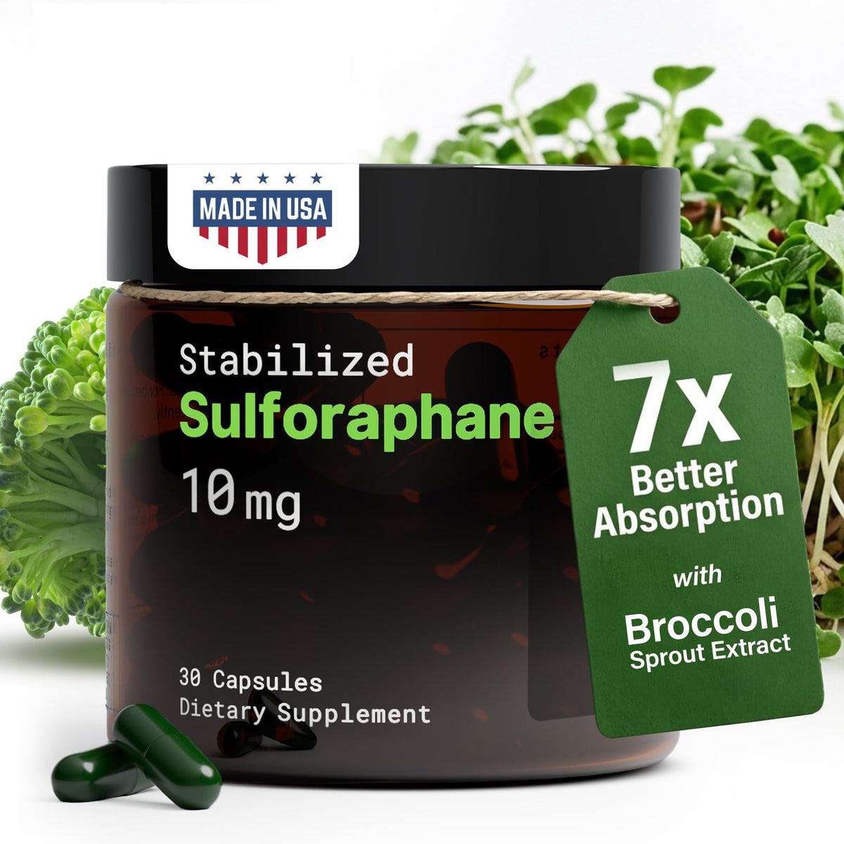 Pack de 30 capsules de sulforaphane Ideal Wellness vue de face