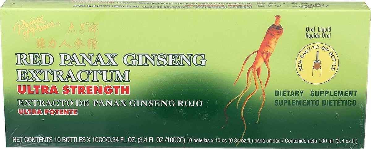 Pack de 30 flacons d'extrait de ginseng rouge Panax de Prince Of Peace