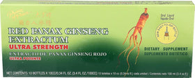 Pack de 30 flacons d'extrait de ginseng rouge Panax de Prince Of Peace