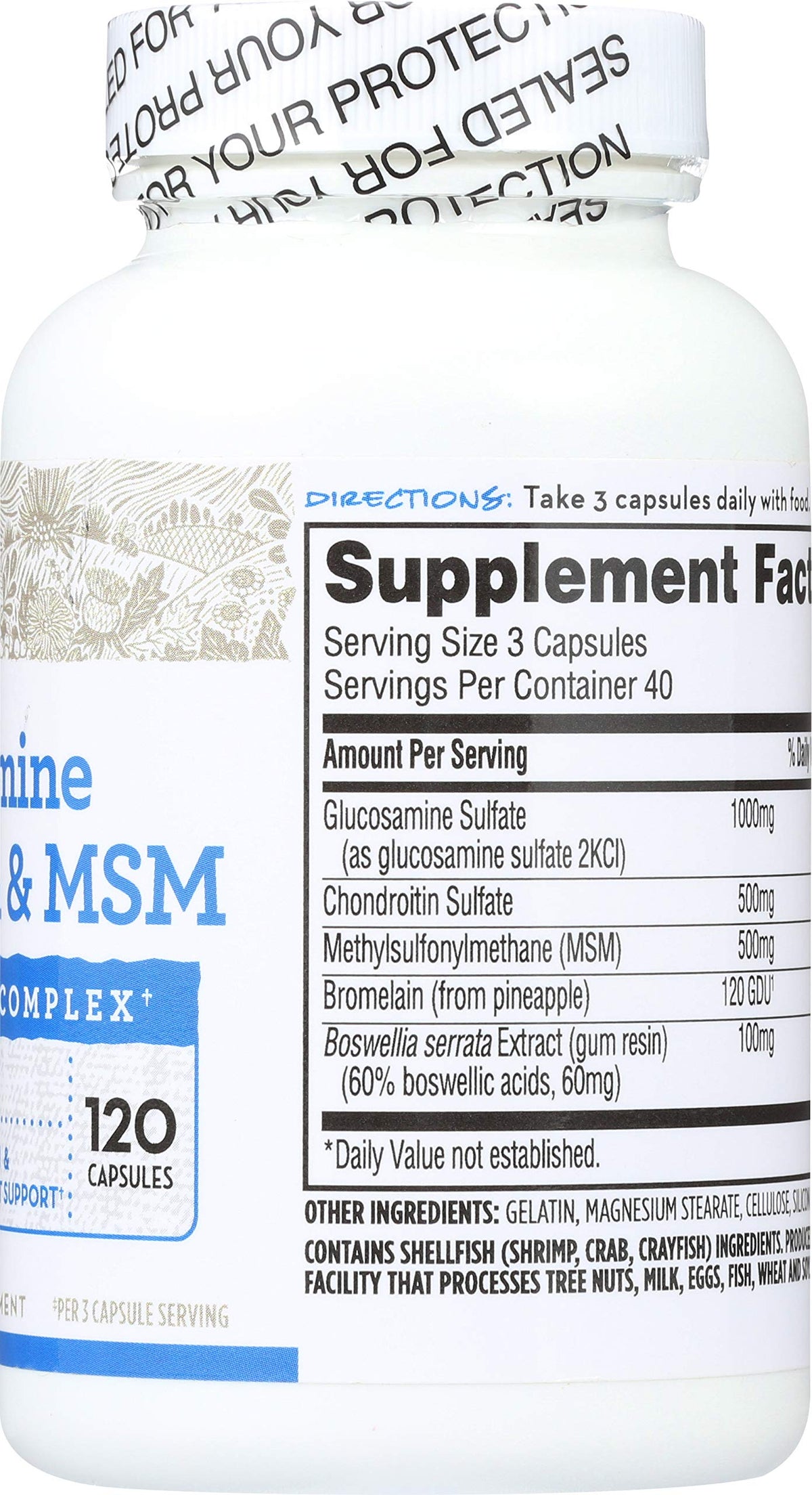 Pack de 365 by Whole Foods Market Glucosamine Chondroïtine