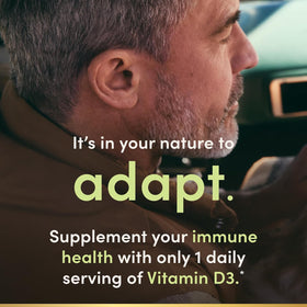 Pack de 4 flacons de Vitamine D3 Nature's Bounty