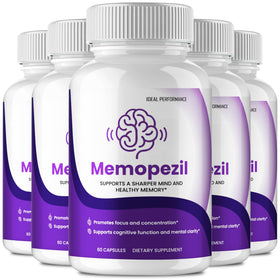 Pack de 5 capsules Memopezil IDEAL PERFORMANCE vue de face