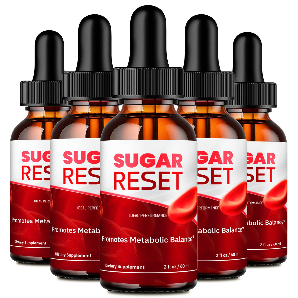 Pack de 5 unités du complément alimentaire IDEAL PERFORMANCE Sugar Reset
