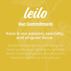 Pack de canettes Kava Pina Colada de LEILO sur une table en extérieur