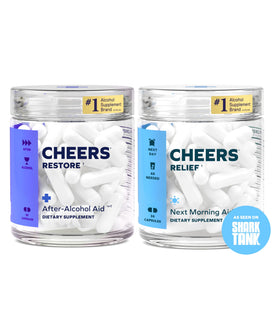Pack de Cheers R&R Combo avec 12 doses de Restore et Relief