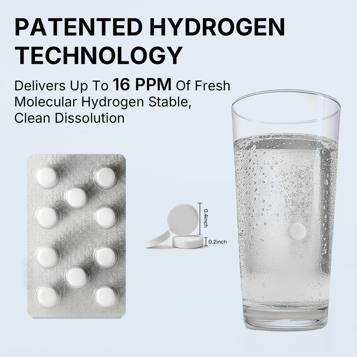 Pack de comprimés d'hydrogène Sunshine & Rain avec magnésium