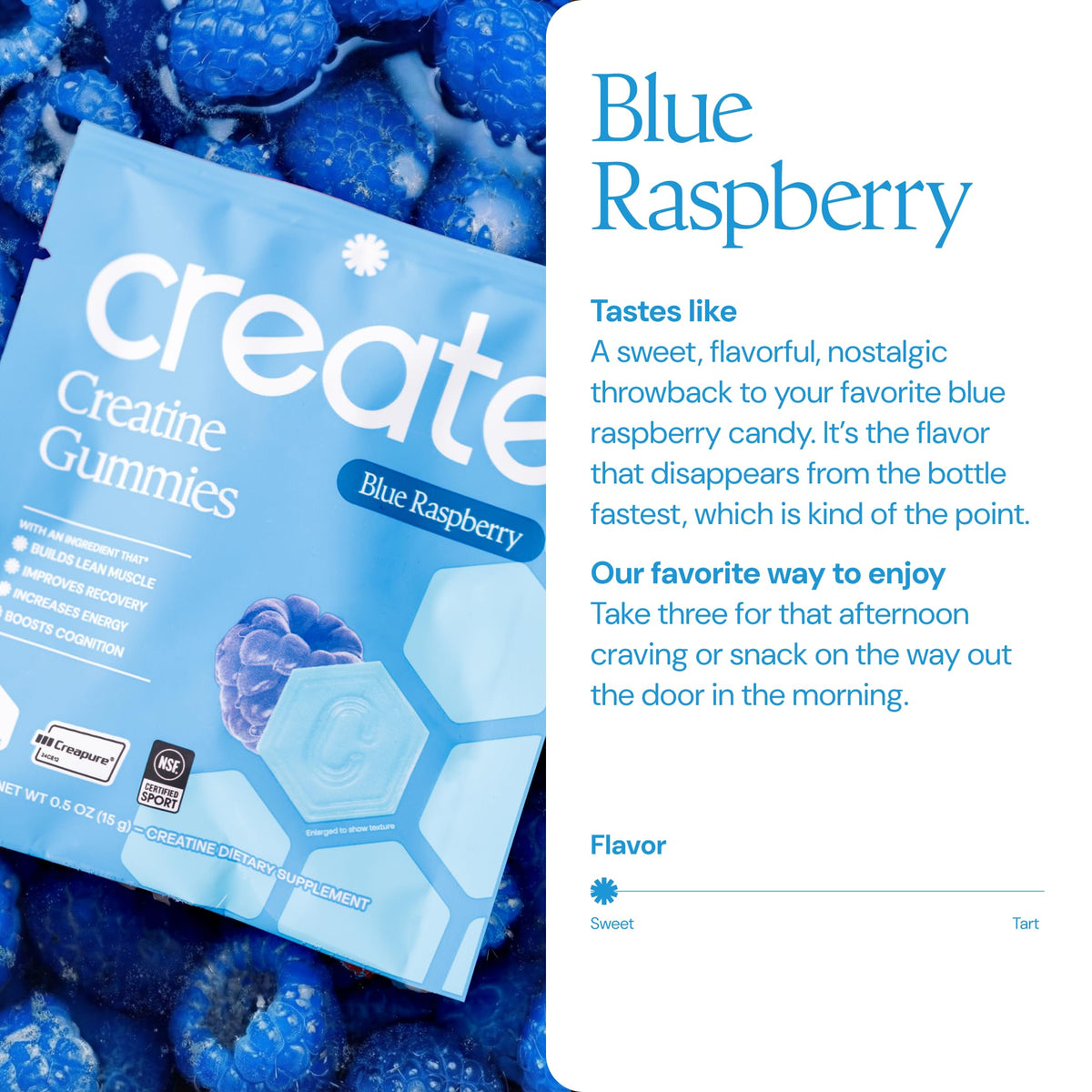 Pack de Create Gummies de Créatine avec 30 gummies