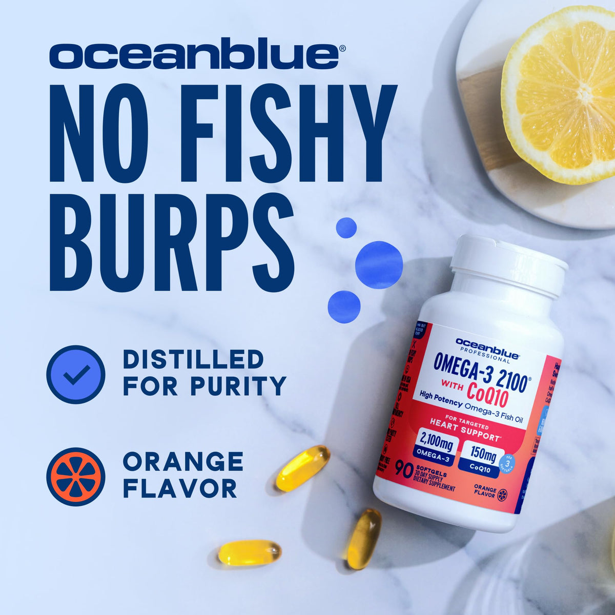 Pack de deux bouteilles Oceanblue Omega-3 2100