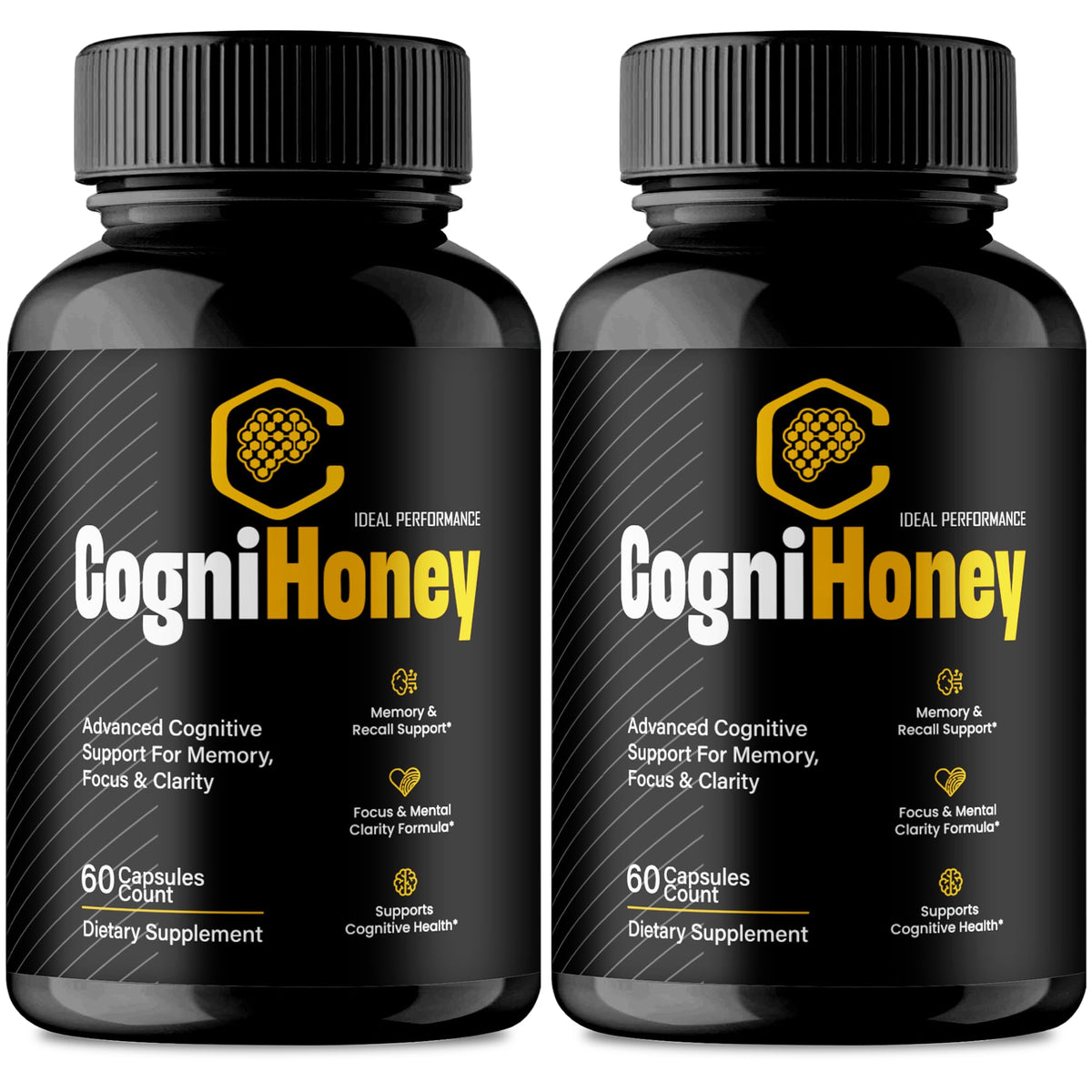 Pack de deux capsules CogniHoney d'IDEAL PERFORMANCE 159g