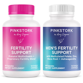 Pack de Fertilité Pink Stork pour Lui et Elle - 60 gélules