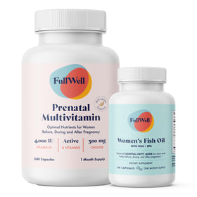 Pack de FullWell Compléments Alimentaires Prénatals Citron 30 Portions, vue de face