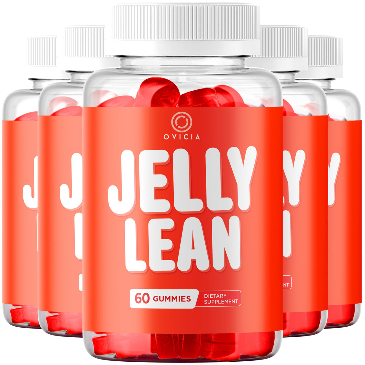 Pack de Jelly Lean Gummies d'OVICIA, 300 gummies en vue avant