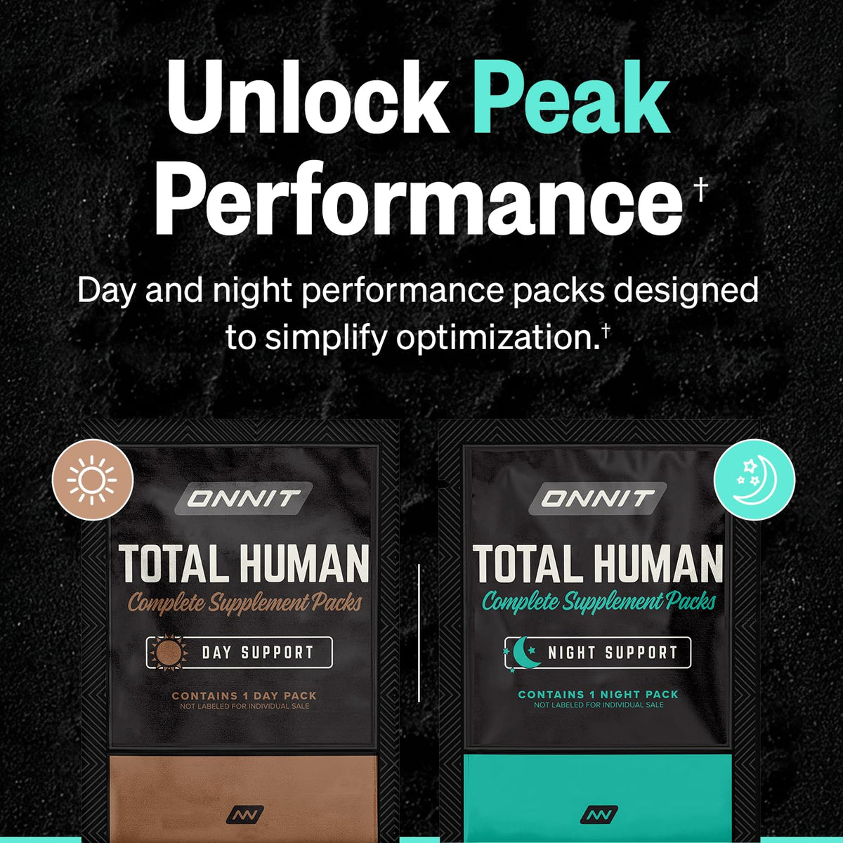 Pack de jour ONNIT Total Human avec vitamines et minéraux