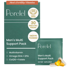 Pack de multivitamines pour hommes Perelel comprenant capsules et softgels