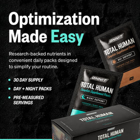 Pack de nuit ONNIT Total Human avec ingrédients daily wellness