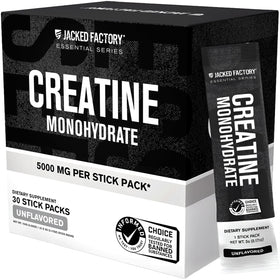 Pack de stick Jacked Factory Créatine Monohydrate 150g vue de face