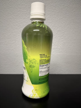 Pack de trois bouteilles de Youngevity complément minéral sur une table