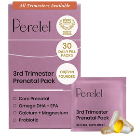 Pack de Vitamines Prénatales 3ème Trimestre Perelel vue avant
