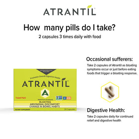 Pack de Voyage Atrantil avec un verre d'eau