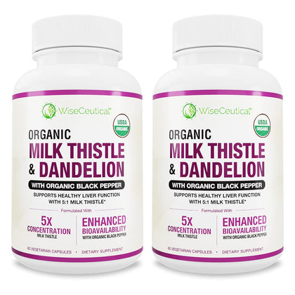 Pack de Wiseceutical Chardon-Marie 2000mg vue de face