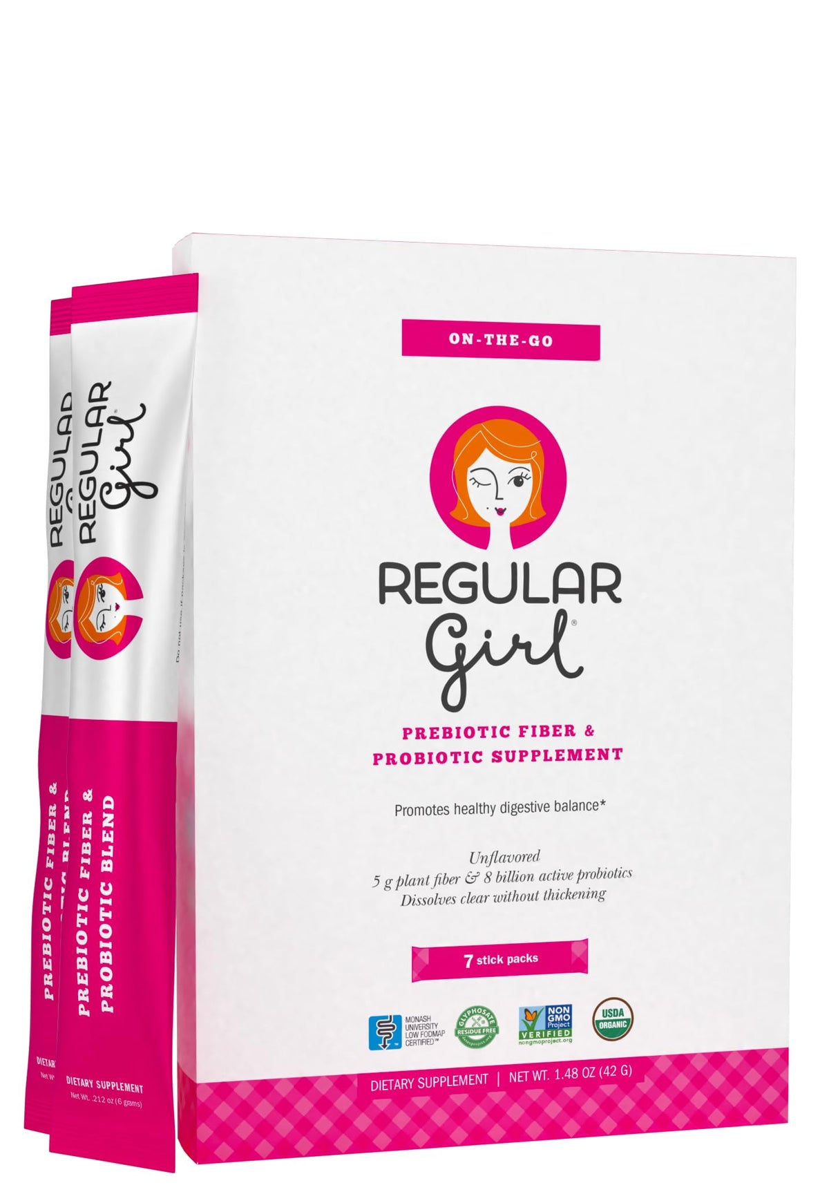 Pack échantillon 7 jours Regular Girl 59g vue avant