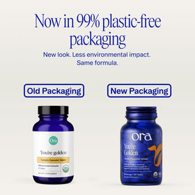 Pack Ora Organic Curcuma Curcumin 1500mg vue de côté