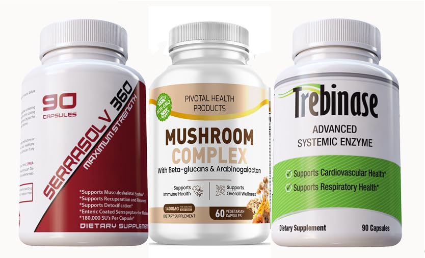 Pack Serrasolv 360 pour la santé masculine avec trois produits